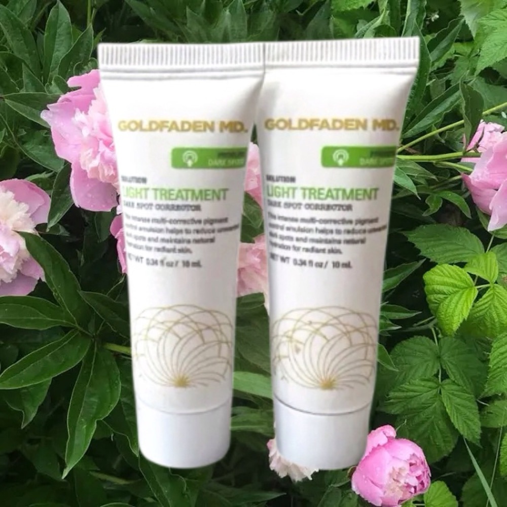 TWO (2) x Goldfaden MD Light Treatment DARK SPOT CORRECTOR Travel Size 10mL *NEW